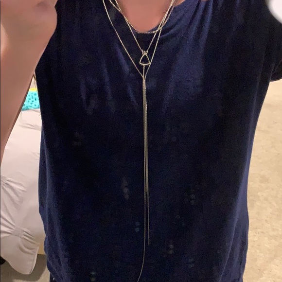 EXPRESS TRIPLE LAYER NECKLACE - Picture 1 of 1